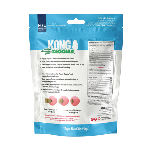KONG Ziggies Enhanced Puppy Medium / Large 8oz