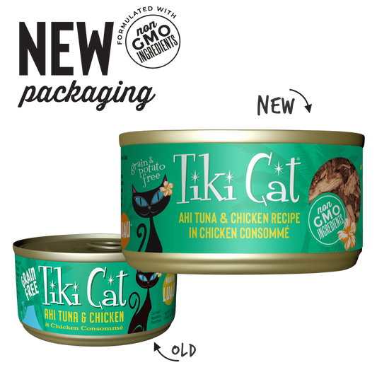 Tiki Cat® Luau™ Ahi Tuna & Chicken Recipe in Chicken Consommé Wet Cat Food