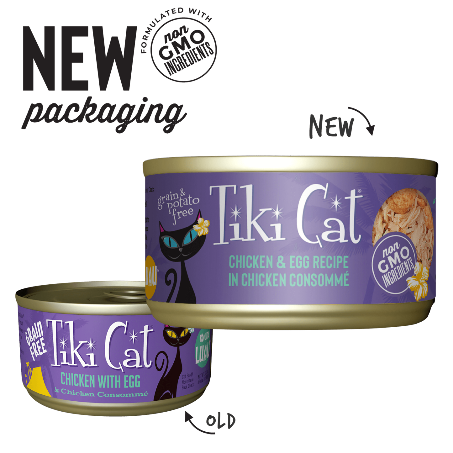 Tiki Cat® Luau™ Chicken & Egg Recipe in Chicken Consommé Wet Cat Food