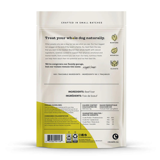 Crumps' Naturals Freeze-Dried Beef Liver Mini Trainers