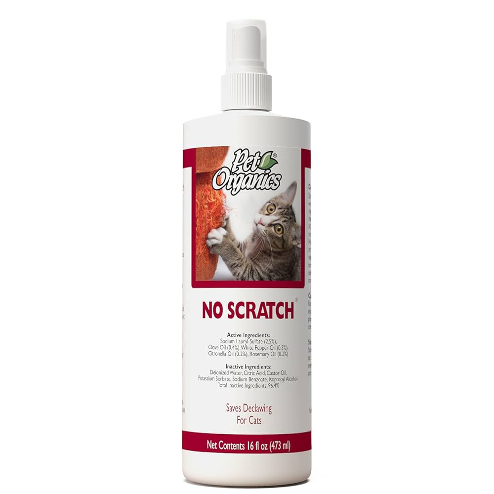 NaturVet® Pet Organics No Scratch™ Spray 16 oz