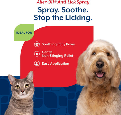 NaturVet® Aller-911® Anti-Lick Paw Spray 8 oz