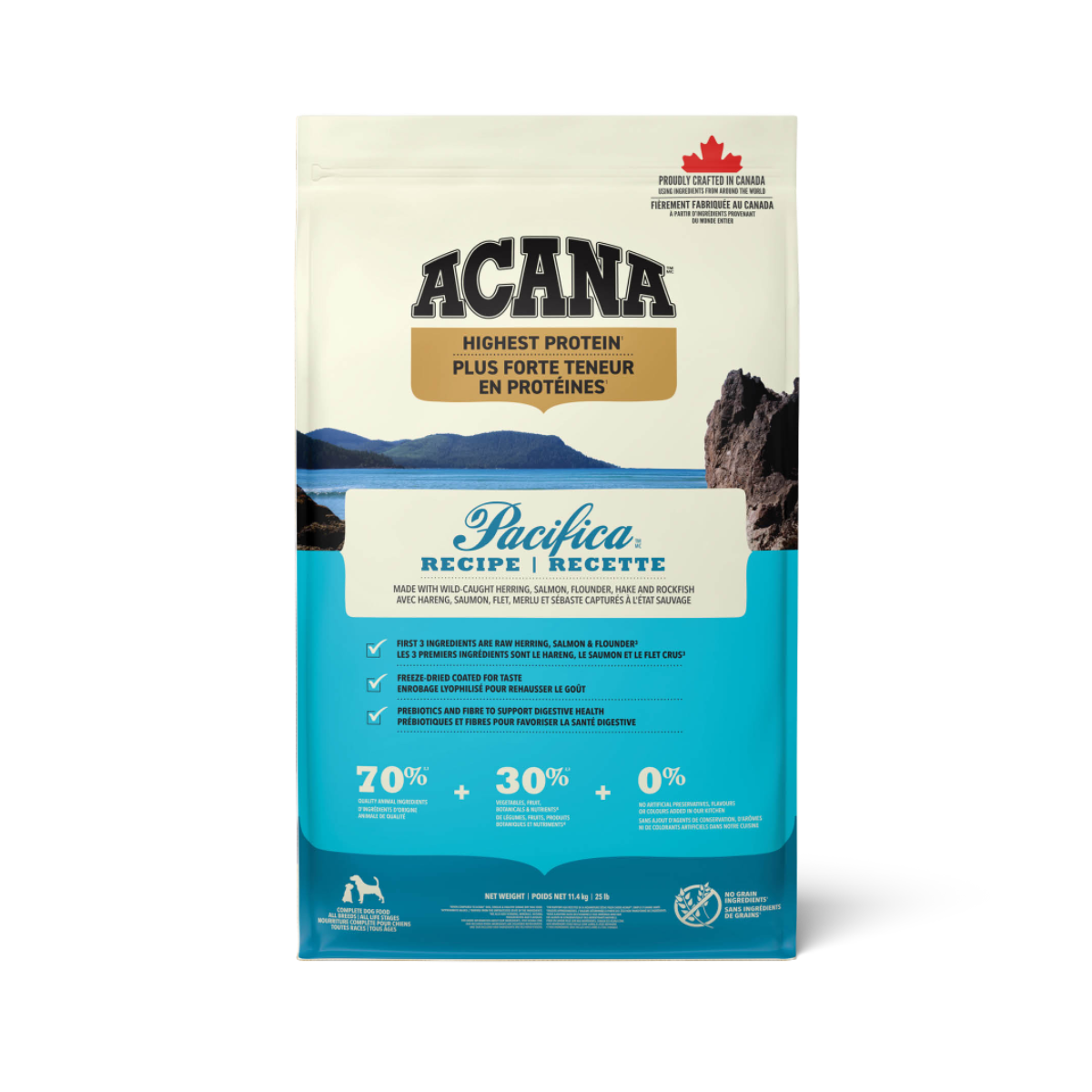 Acana Highest Protein, Pacifica Dog Food