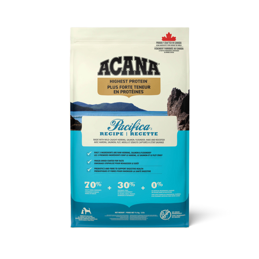 Acana Highest Protein, Pacifica Dog Food
