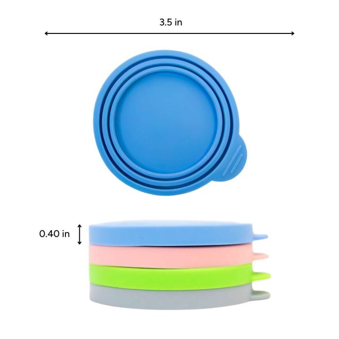 Dual Size Silicone Pet Food Lid