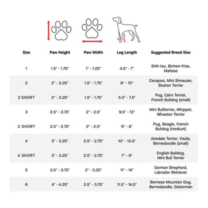 Canada Pooch® Suspender Boots Red