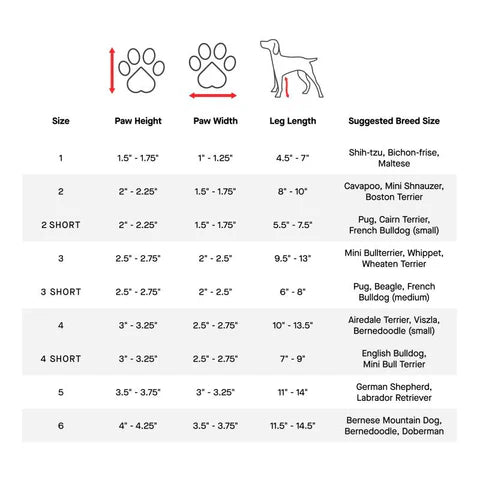 Canada Pooch® Suspender Boots Red