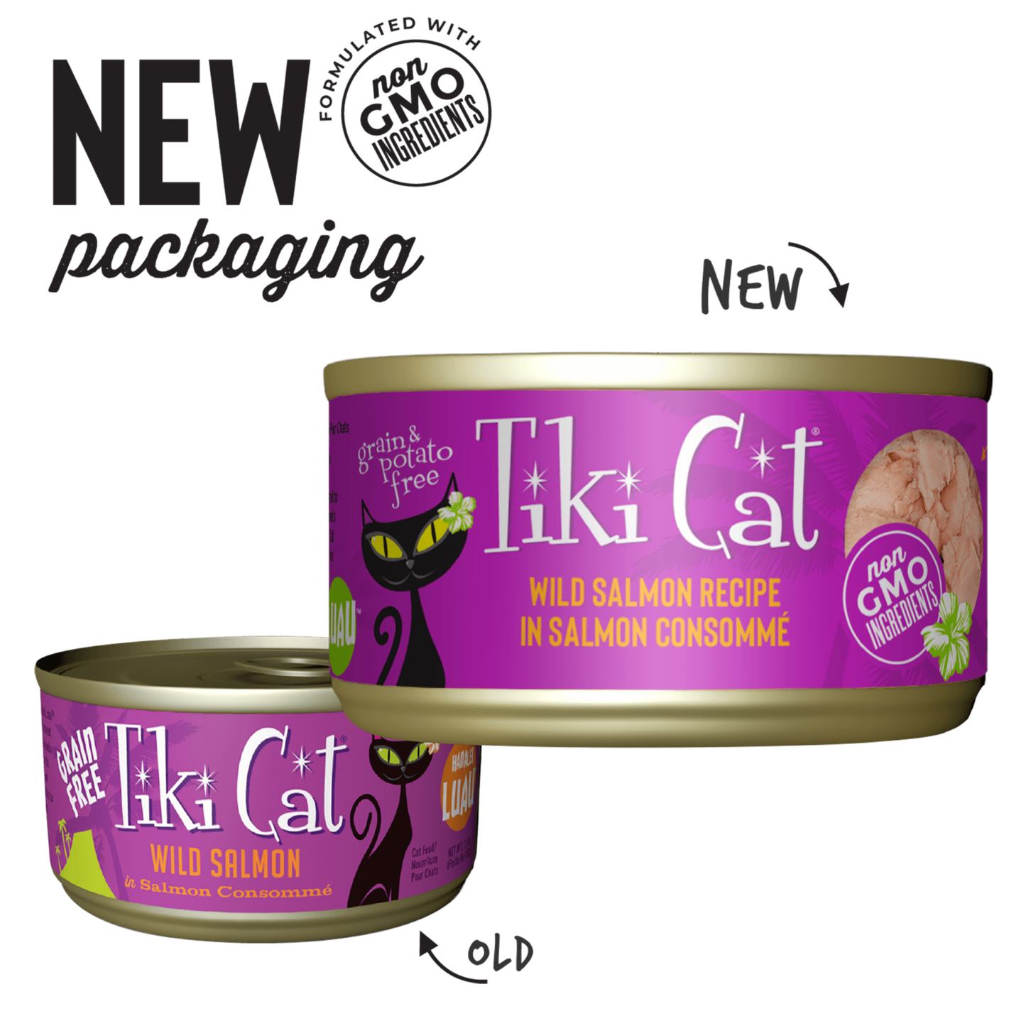 Tiki Cat® Luau™ Wild Salmon Recipe in Salmon Consommé Wet Cat Food