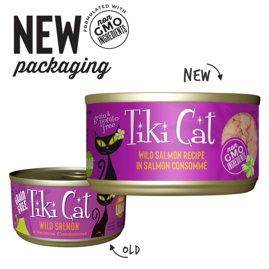Tiki Cat® Luau™ Wild Salmon Recipe in Salmon Consommé Wet Cat Food