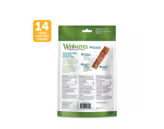 Whimzees™ Veggie Strip Medium 14.8 oz Dental Chew for Dogs