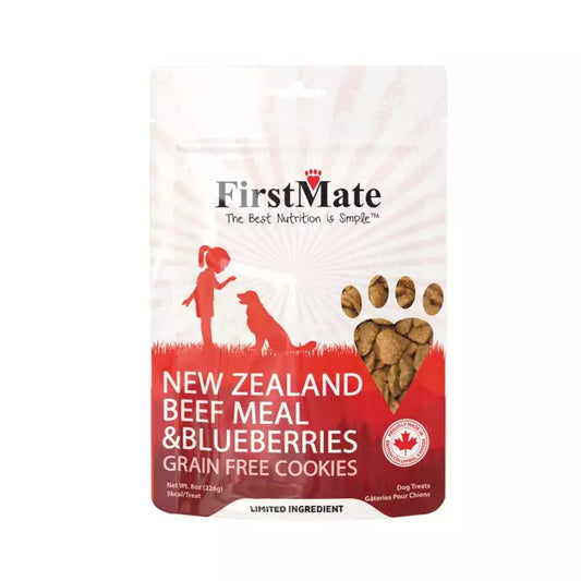 FirstMate Dog Treats Beef With Blueberry 8oz