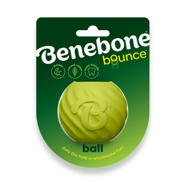 Benebone® bounce™ Rubber Ball Dog Toy