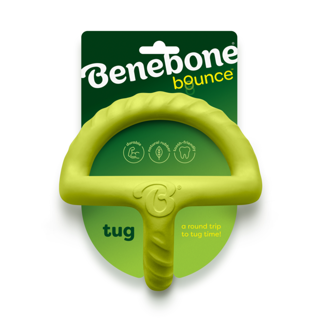 Benebone® bounce™ Rubber Tug Dog Toy