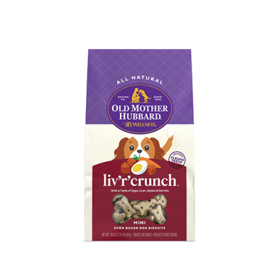 OLD MOTHER HUBBARD® CLASSIC LIV'R'CRUNCH® OVEN-BAKED DOG BISCUITS MINI