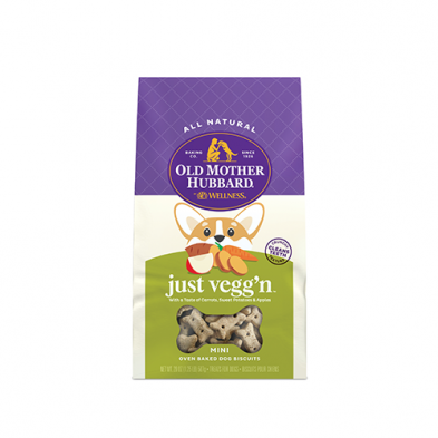 OLD MOTHER HUBBARD® JUST VEGG'N® OVEN-BAKED DOG BISCUITS MINI