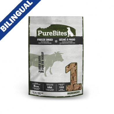 PureBites® Beef Freeze-Dried Dog Treats 120 gm