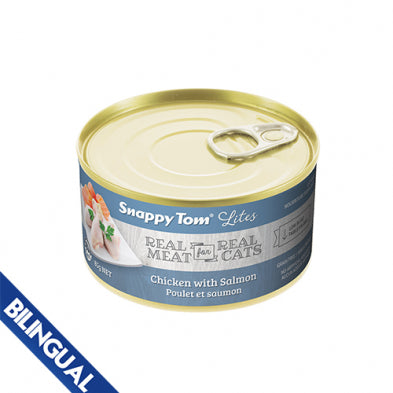 SNAPPY TOM® LITES CHICKEN WITH SALMON WET CAT FOOD
