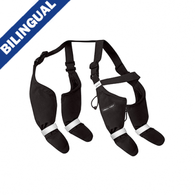 Canada Pooch® Suspender Boots Black