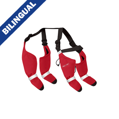 Canada Pooch® Suspender Boots Red