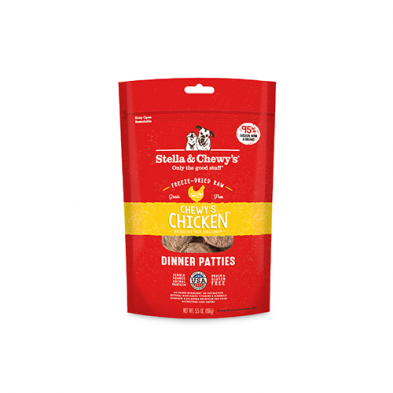 Stella & Chewy's® Chewy's Chicken Dinner Patties Freeze-Dried Raw Dog Food