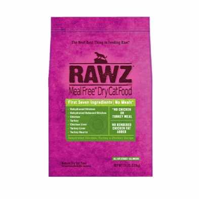 RAWZ® Dehydrated Chicken, Turkey & Chicken Recipe Dry Cat Food