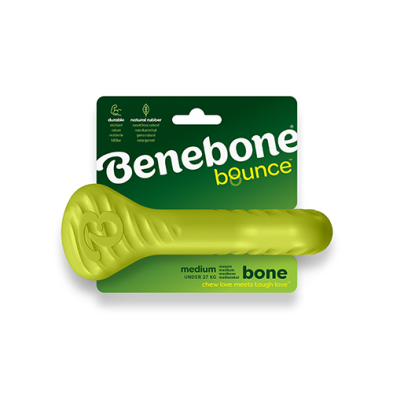 Benebone® bounce™ Rubber Bone Medium Dog Toy