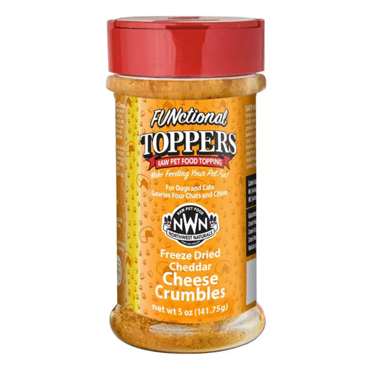 Northwest Naturals Functional Toppers 142g- Cheddar Cheese Crumbles