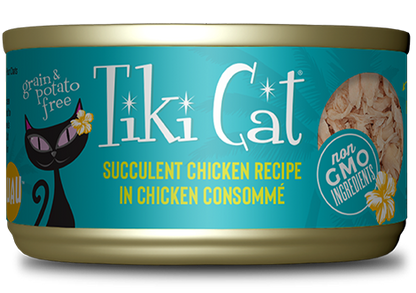 Tiki Cat® Luau™ Succulent Chicken Recipe in Chicken Consommé Wet Cat Food