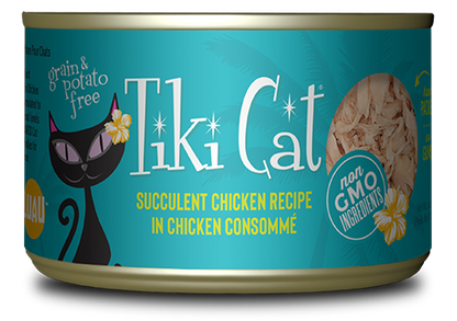 Tiki Cat® Luau™ Succulent Chicken Recipe in Chicken Consommé Wet Cat Food