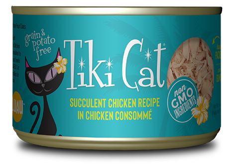 Tiki Cat® Luau™ Succulent Chicken Recipe in Chicken Consommé Wet Cat Food