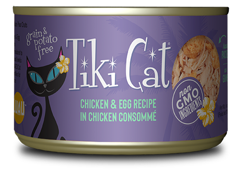 Tiki Cat® Luau™ Chicken & Egg Recipe in Chicken Consommé Wet Cat Food