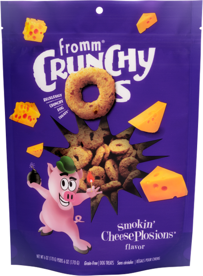 FROMM® CRUNCHY O'S® SMOKIN' CHEESEPLOSIONS™ DOG TREATS