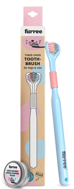 Toothbrush Three Sided + Dental powder sample