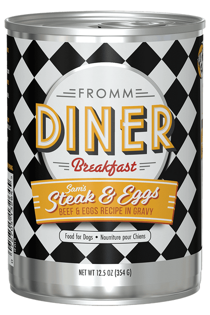 FROMM® DINER SAM'S STEAK & EGGS BEEF & EGGS IN GRAVY STEW WET DOG FOOD