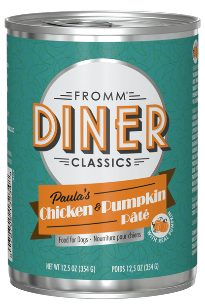 FROMM® DINER CLASSICS PAULA'S CHICKEN & PUMPKIN PÂTÉ WET DOG FOOD