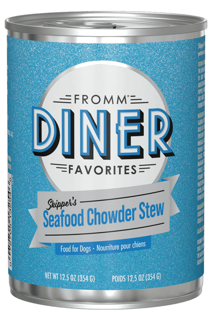 FROMM® DINER FAVORITES SKIPPER'S SEAFOOD CHOWDER STEW WET DOG FOOD