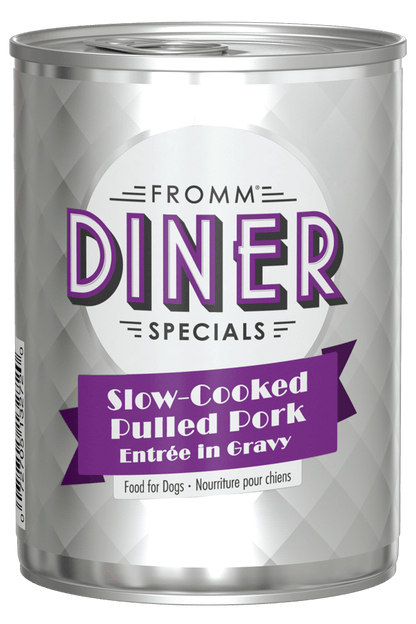 FROMM® DINER SPECIALS SLOW-COOKED PULLED PORK ENTRÉE IN GRAVY WET DOG FOOD