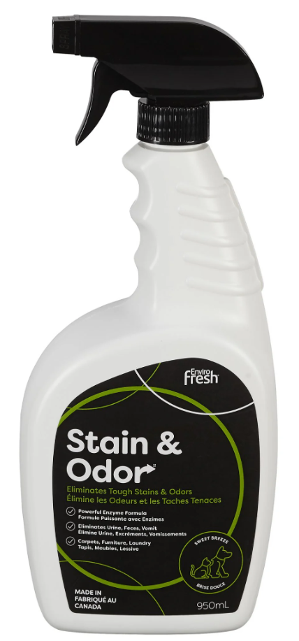 Enviro Fresh Stain And Odor Pet Urine Dog Spray - Linen Fresh 950ml
