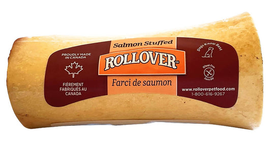 Rollover© Wheat Free Salmon Stuffed Beef Bone