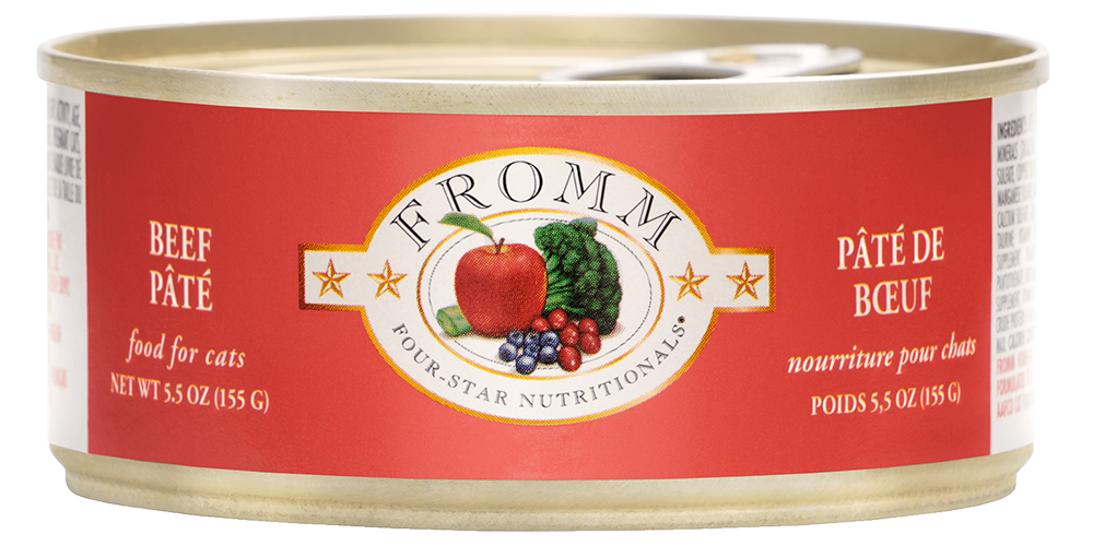 FROMM® FOUR STAR NUTRITIONALS® BEEF PÂTÉ WET CAT FOOD