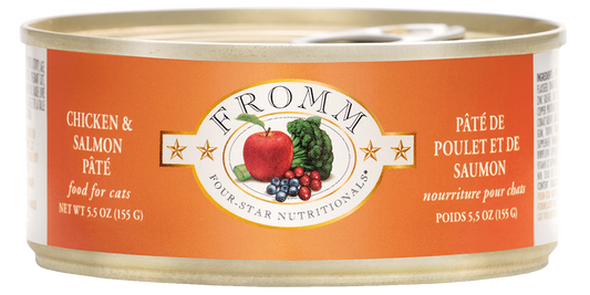 FROMM® FOUR STAR NUTRITIONALS® CHICKEN & SALMON PÂTÉ WET CAT FOOD