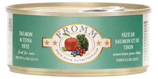 FROMM® FOUR STAR NUTRITIONALS® SALMON & TUNA PÂTÉ WET CAT FOOD