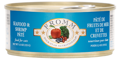FROMM® FOUR STAR NUTRITIONALS® SEAFOOD & SHRIMP PÂTÉ WET CAT FOOD