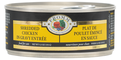 FROMM® FOUR STAR NUTRITIONALS® SHREDDED CHICKEN IN GRAVY ENTRÉE WET CAT FOOD