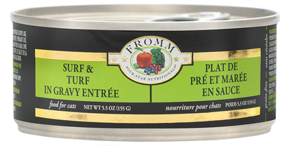 FROMM® FOUR STAR NUTRITIONALS® SURF & TURF IN GRAVY ENTRÉE WET CAT FOOD