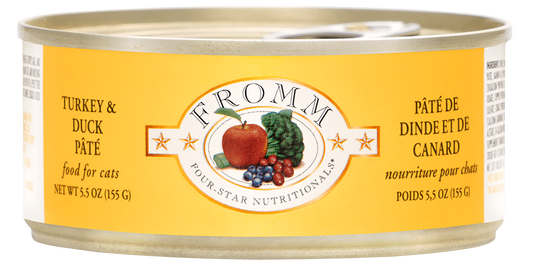 FROMM® FOUR STAR NUTRITIONALS® TURKEY & DUCK PÂTÉ WET CAT FOOD