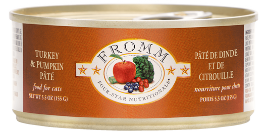 FROMM® FOUR STAR NUTRITIONALS® TURKEY & PUMPKIN PÂTÉ WET CAT FOOD