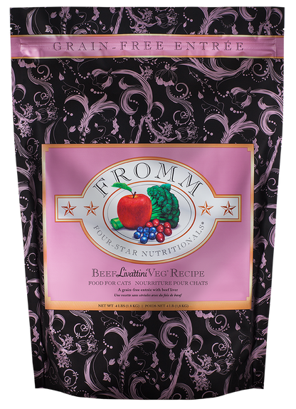 FROMM® FOUR STAR NUTRITIONALS® BEEF LIVÁTTINI VEG RECIPE DRY CAT FOOD
