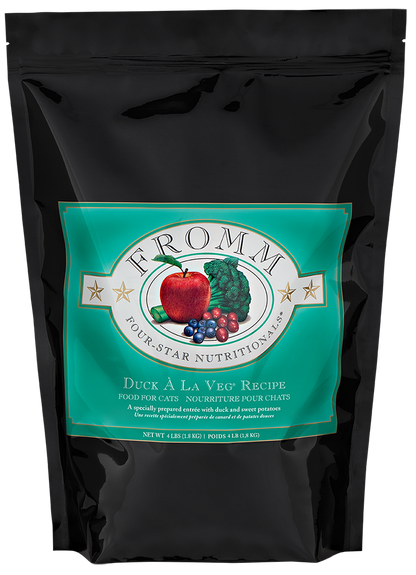 FROMM® FOUR STAR NUTRITIONALS® DUCK À LA VEG RECIPE DRY CAT FOOD