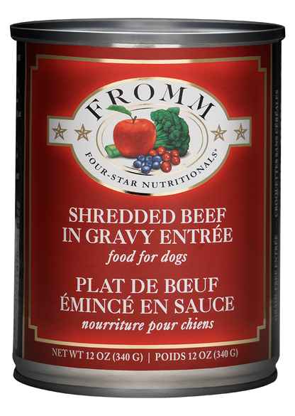 FROMM® FOUR STAR NUTRITIONALS® SHREDDED BEEF IN GRAVY ENTRÉE